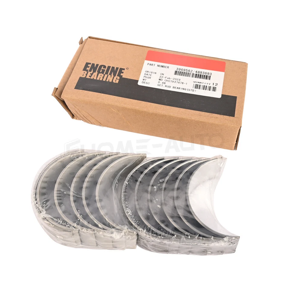 Rod Bearing Set For Dodge Ram 2500 3500 Fit 5.9 6.7 CUMMINS 24V B3.9 03-16 - Image 3 of 4