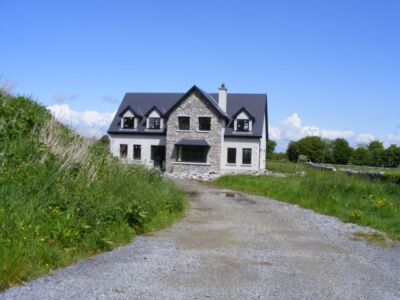 Foto 6x4 Haus fast fertig - Toberacreggaun Townland Ardrahan\/M4612 um 2009