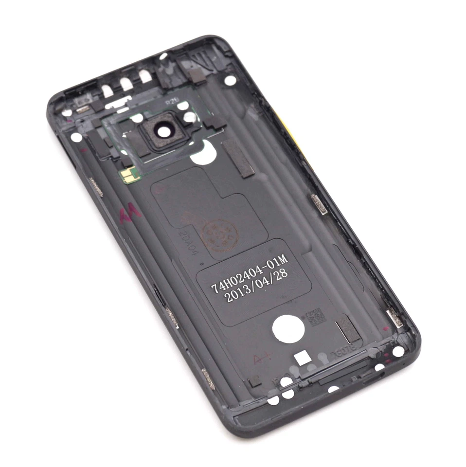Original HTC M7 801c 801e 801n 801s Battery Cover Back Buttons Black - Image 3 of 4