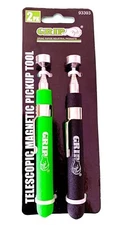 Grip 2pk Telescopic Magnetic Pickup Tools Pen Sized Extends 5" to 25" 93393