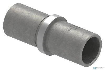 Edelstahl Verbindungsstück für Rohr 26,9 x 2,0mm, Verbinder V2A | STEINBACHER©