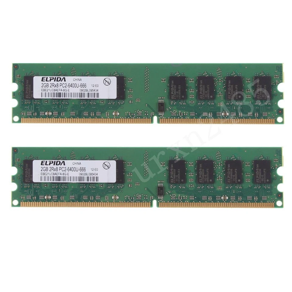 8GB 4x2GB PC2-6400U DDR2 800mhz RAM For Dell OptiPlex 755 760 960 XPS 410 420 AB - Image 2 of 3