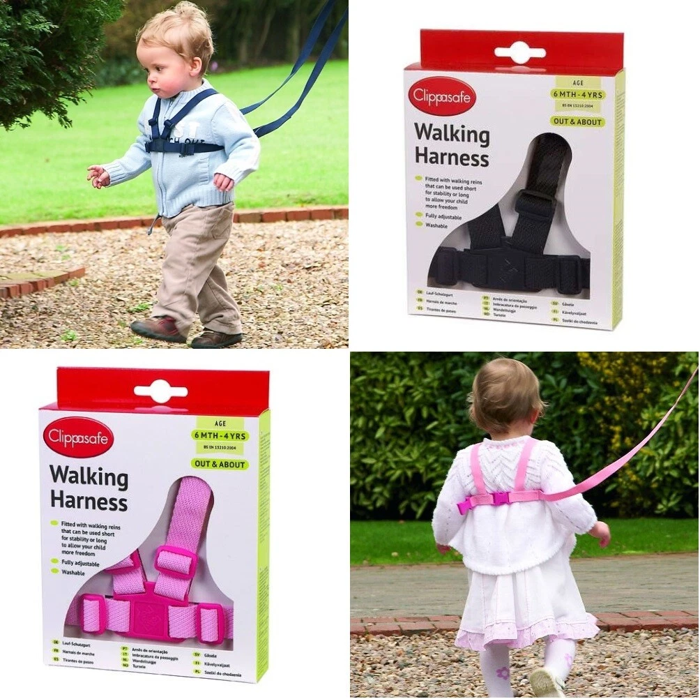 Reins Baby Child Toddler Walking Harness Safety Reins Adjustable Travel Lead