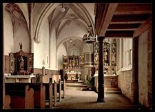POSTCARD St. Wolfgang Church, Rothenburg ob der Tauber Interior Germany UNP