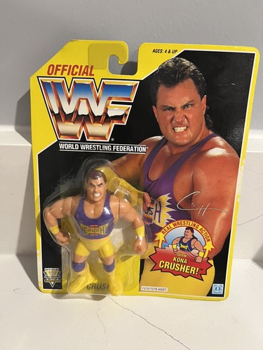 1993 Hasbro WWF Hasbro Crush Yellow Card Series 7 ...
