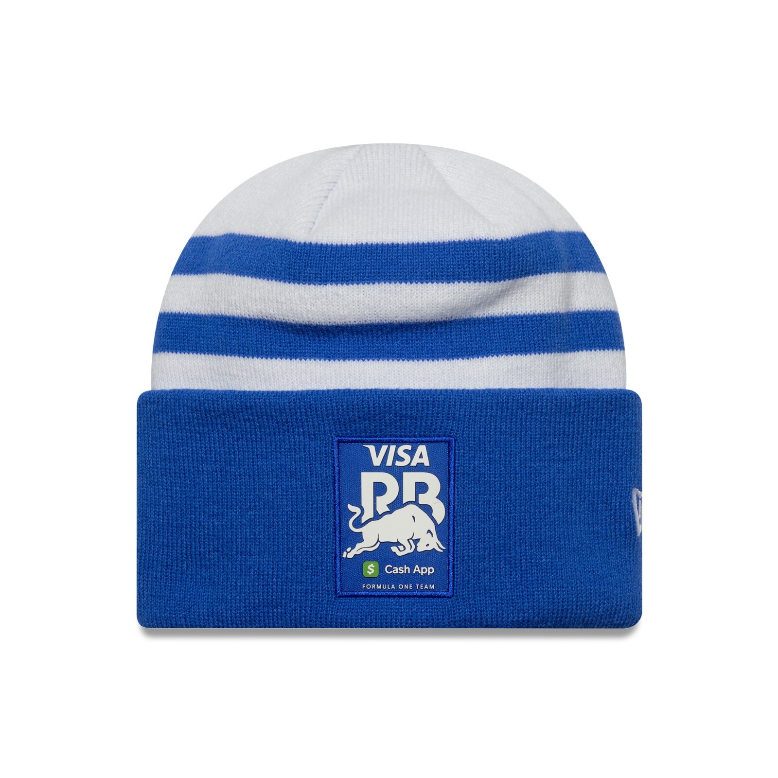 Visa Cash App Racing Bulls Red Bull Official Team Cuff Beanie Hat Blue 2025