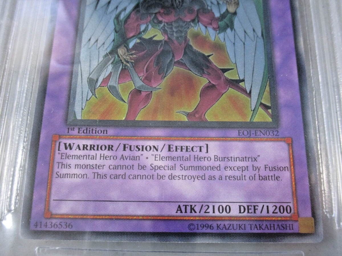Elemental Hero Phoenix Enforcer EOJ-EN032 1st Ultimate Rare BGS 