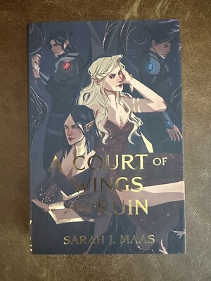 A court of wings and ruin indigo exclusive with illumicrate dust jacket