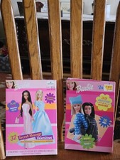 Vintage Lot Of 2 Hallmark Valentine Cards 32 BARBIE Greeting Cards  Stickers.