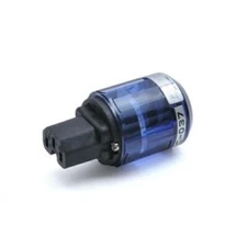 Oyaide C-037 high grade IEC connector Thick meat silver + rhodium plated