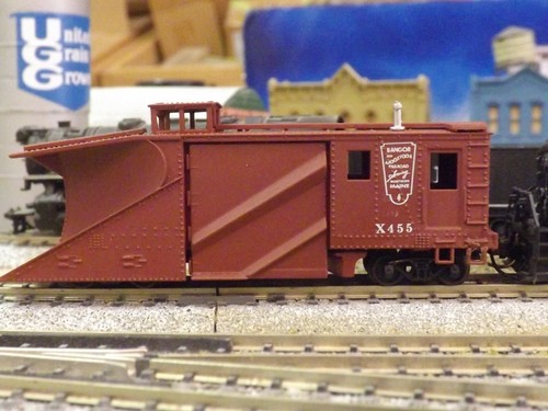 N-Scale Custom BANGOR & AROOSTOCK (BAR) RUSSELL PLOW #X415 - Picture 2 of 4