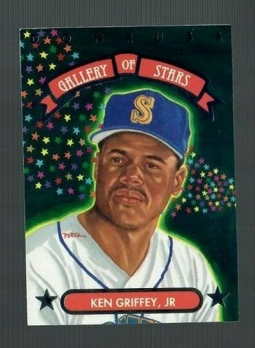 KEN GRIFFEY JR. Baseball Card 1992 Donruss Leaf GALLERY STARS GS-8 Mariners HOF - Picture 1 of 2