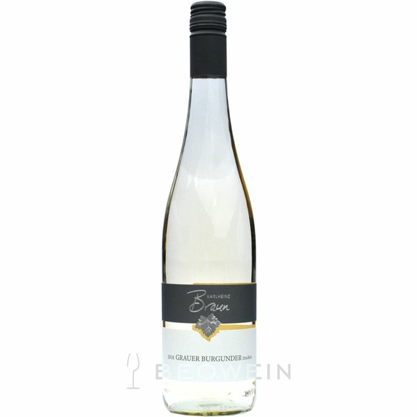 Weingut Braun Grauer Burgunder Trocken 0,75 L WeißWein, Pfalz, Grauburgunder-image