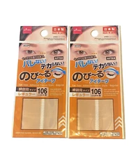 DAISO Double Fold Eyelid Adhesive Tape Nude Sticker 106 PCS 2sheet  made japan