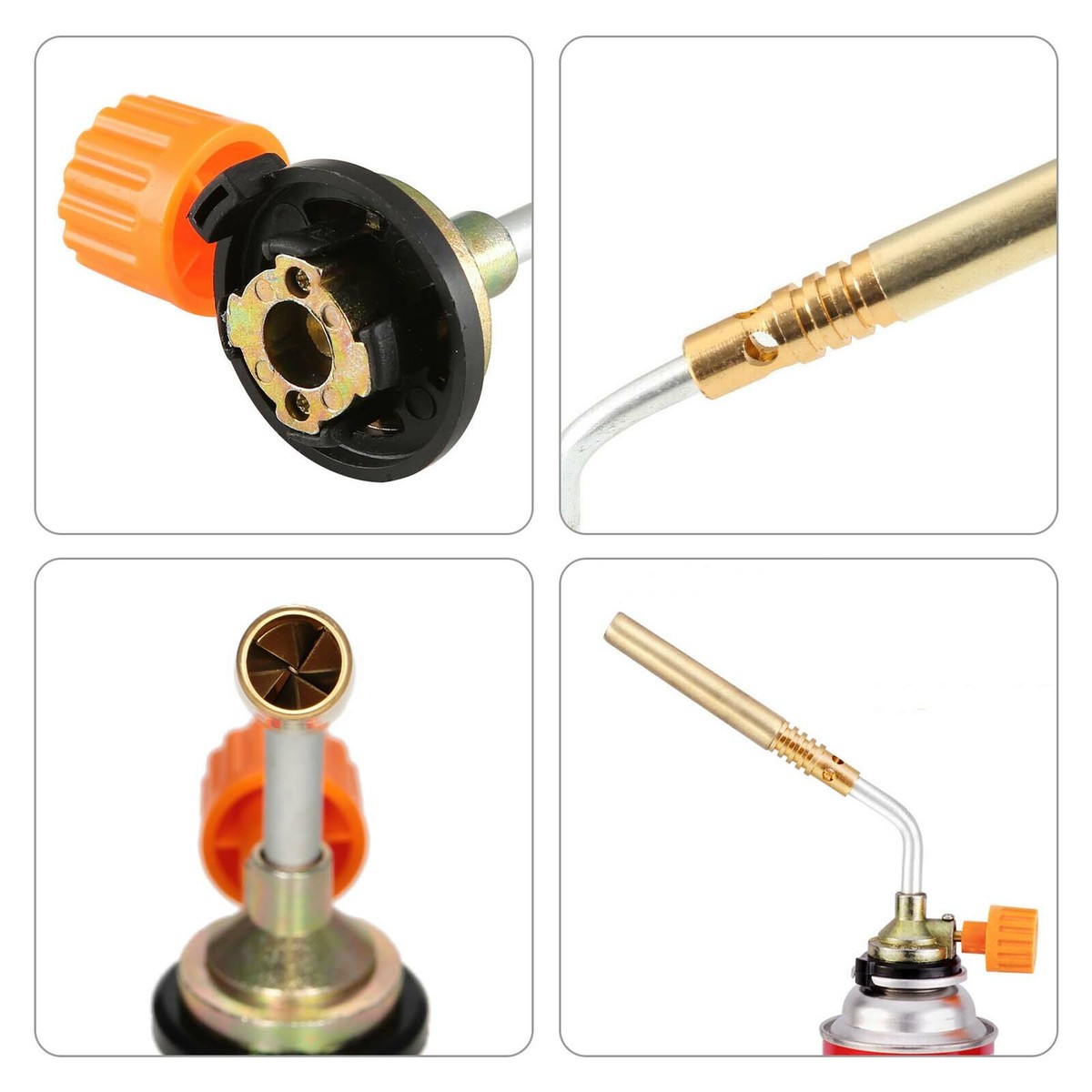 ZMC Flamberbrenner Bunsenbrenner Grllanzünder Lötlampe Mt 8 Gaskartuschen 227g MSF-1a