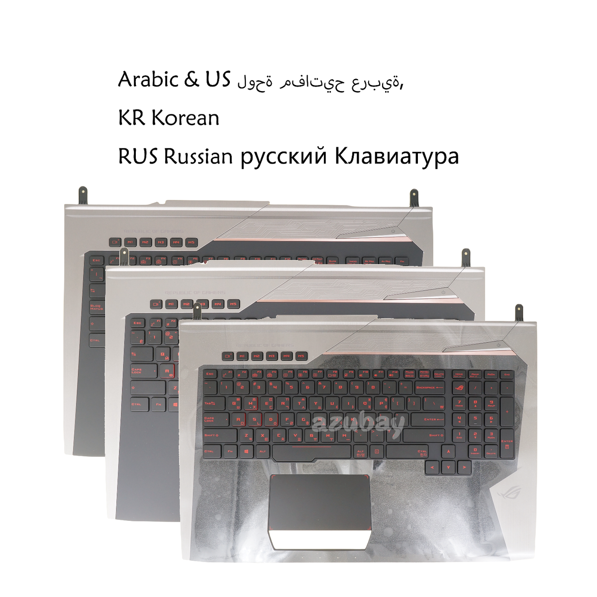 Backlit Palmrest Keyboard for ASUS G752 G752V G752VL G752VT G752VY