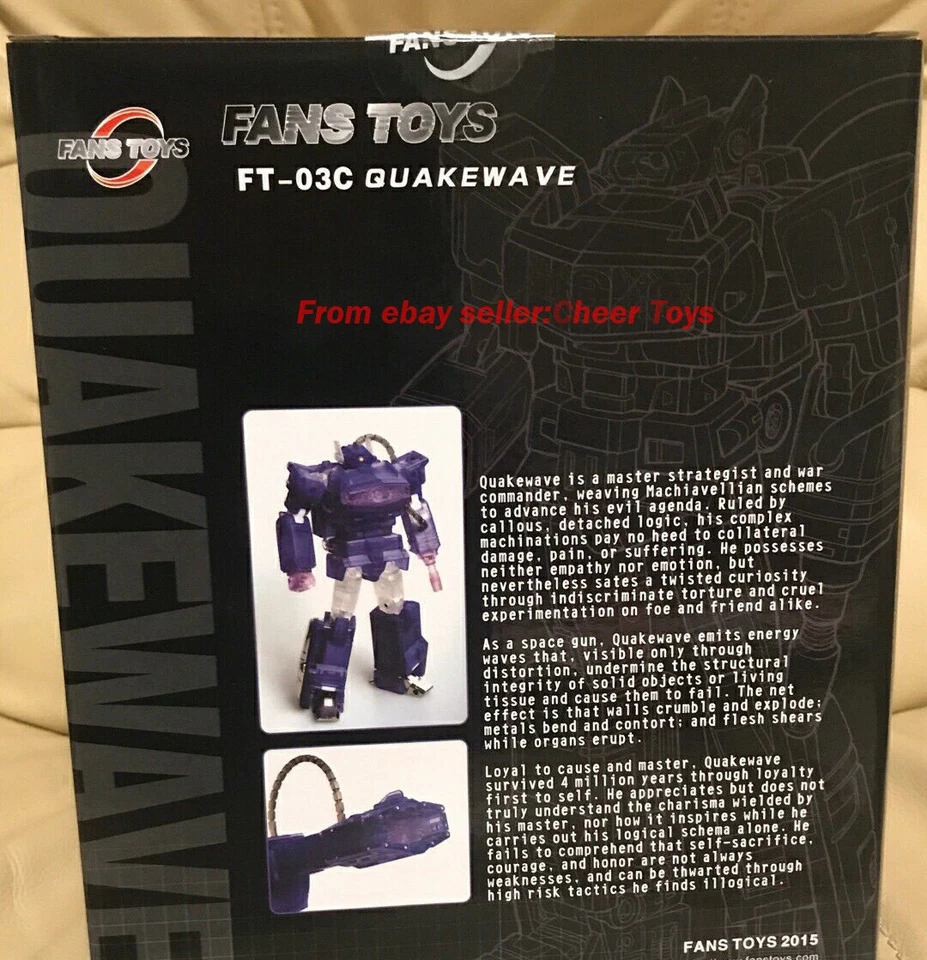 FansToys FT03C Shockwave FT-03C ft03c FigureTransparent color in stock - Image 4 of 4