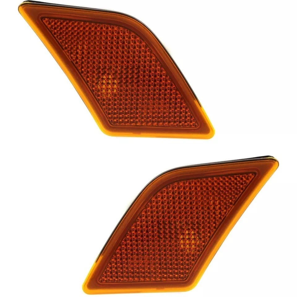 New Front Side Marker Pair Set Fits 2008-2011 Mercedes Benz C250 C300 C350 C230 Foto 2 de 4