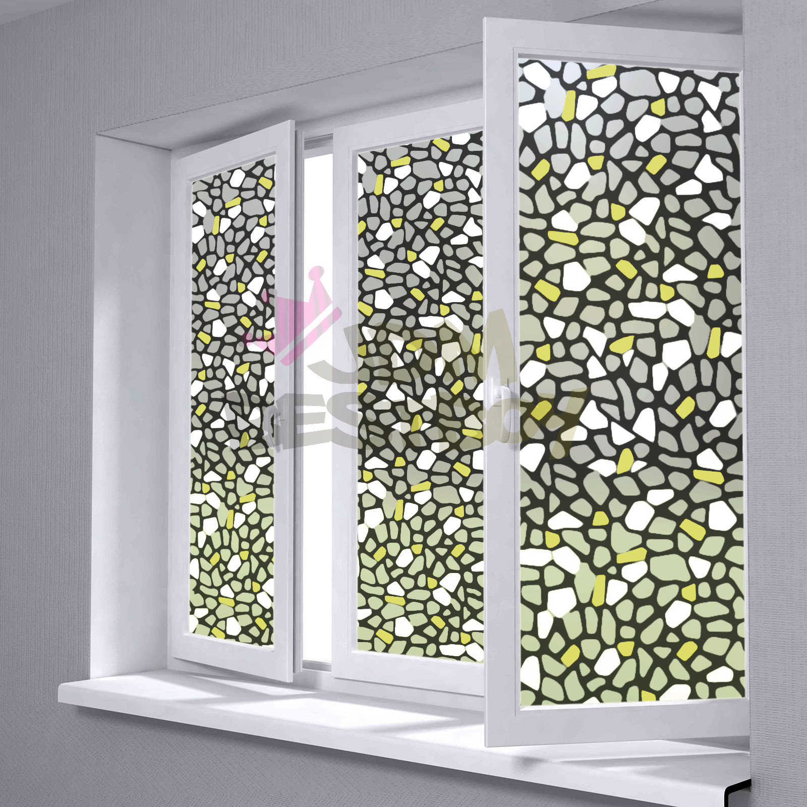 36"x48" Frosted Film Glass Home Bathroom Window Security Privacy Sticker #5039