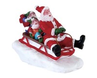 Lemax 72549 - Sledding With Santa - Weihnachtsdorf Winterdorf Neu