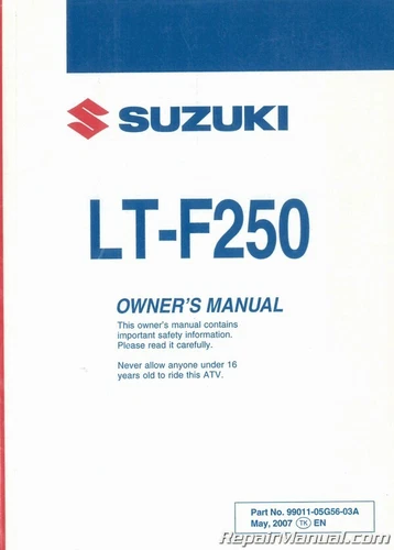 MANUAL, OWNER'S *{MODEL K8 E33}*
