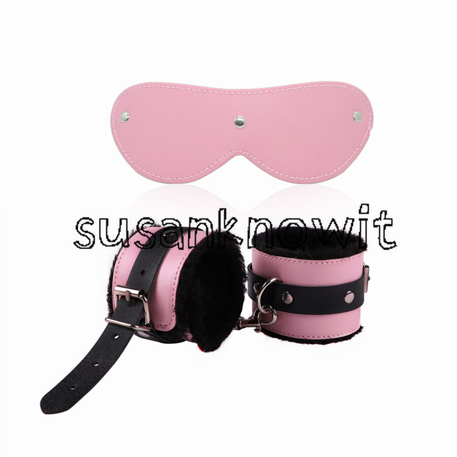 BDSM Eye Mask with Binding Strap for Couples Roleplay and Flirt Games-image