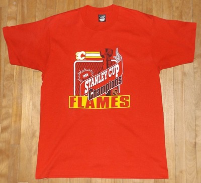 calgary flames 1989 vintage jersey