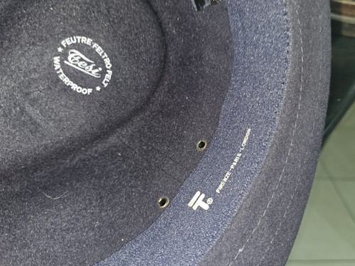 SCONTO 50% CAPPELLO TESI classico in feltro di lepre velour Mis. 54 - Foto 9 di 11