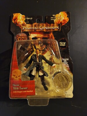 zizzle pirates of the caribbean figures, lot of 4.