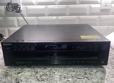 Sony CDP-C325 Home Stereo 5 Disc CD Changer Carousel Player No Remote TESTED