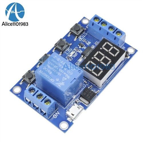 DDC-431 5V/12V LED Automation Delay Timer Controller Schalter Relais Modul Display - Bild 3 von 30