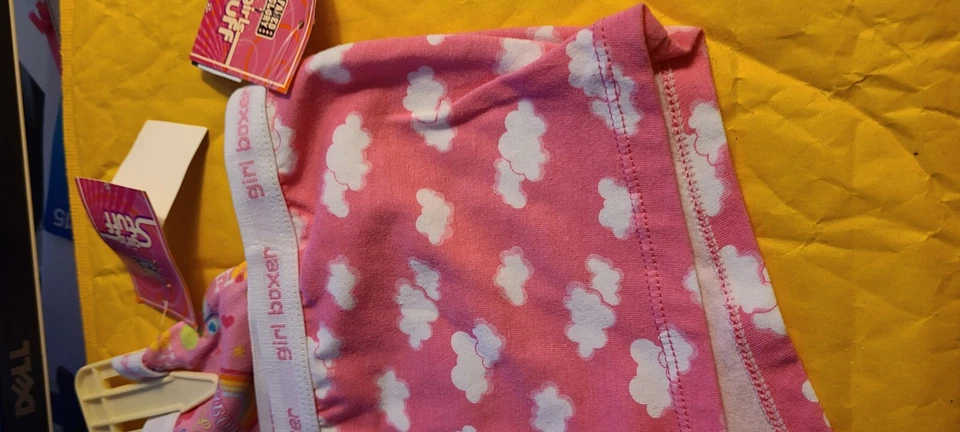 Girls Underwear 10 To 12 2 Pack Boy Shorts Polka Dots Pink Faded Glory - Image 2 of 4