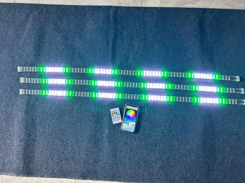 3x 4FT Quad Row Strip Dream Color For Polaris Slingshot 15.5'' Wheel Rim Lights - Picture 16 of 16