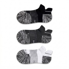 3 Pack Bombas Women's Hex Tec Running Ankle Socks Size M Multicolor New
