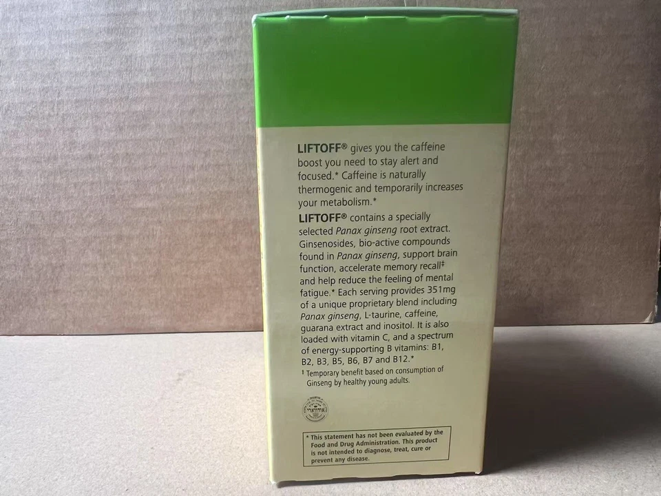 Herbalife Liftoff Naranja 30 Tableta, Energía Bota, Despeja la Mente, Mejora la Concentración Foto 3 de 4
