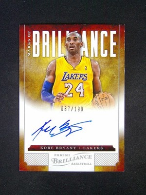 2012-13 Panini Brilliance Kobe Bryant #12 Auto /199
