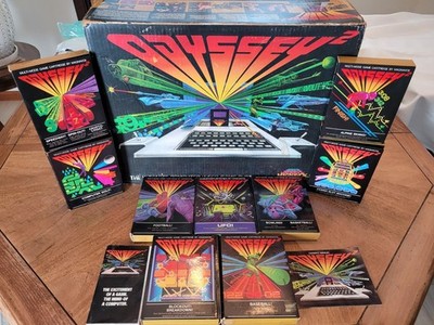 Magnavox Odyssey 2 W/ Box & Cib Games. Tested!