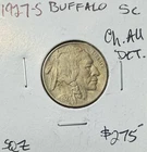 1927-S Buffalo 5 Cents Nickel AU Det.*