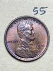 1916 LINCOLN WHEAT CENT,  high condition coin, AU, Almost Uncirculated #55