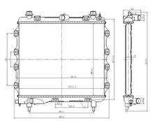Radiateur Chrysler PT CRUISER