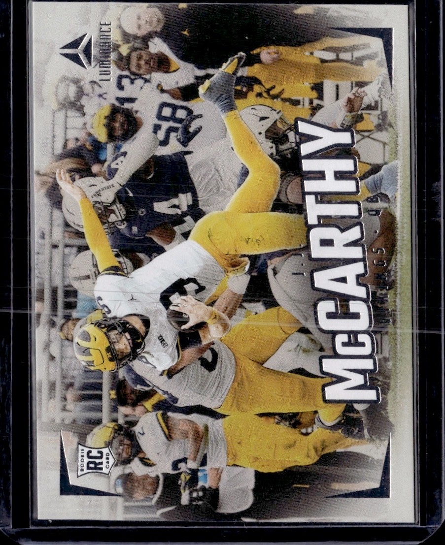 2024 Panini Luminance - Rookies J.J. McCarthy #187 (RC) BUY 3 GET 1 FREE