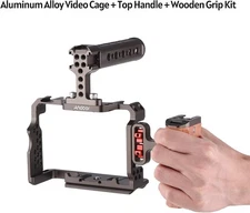 Aluminum Alloy Camera Cage Kit Replacement for Sony A7III / A7II  / A7RII T7S9