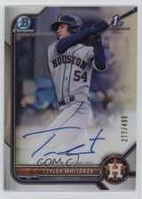 2022 Bowman Chrome Prospect Refractor /499 Tyler Whitaker #CPA-TW Auto 1cx3