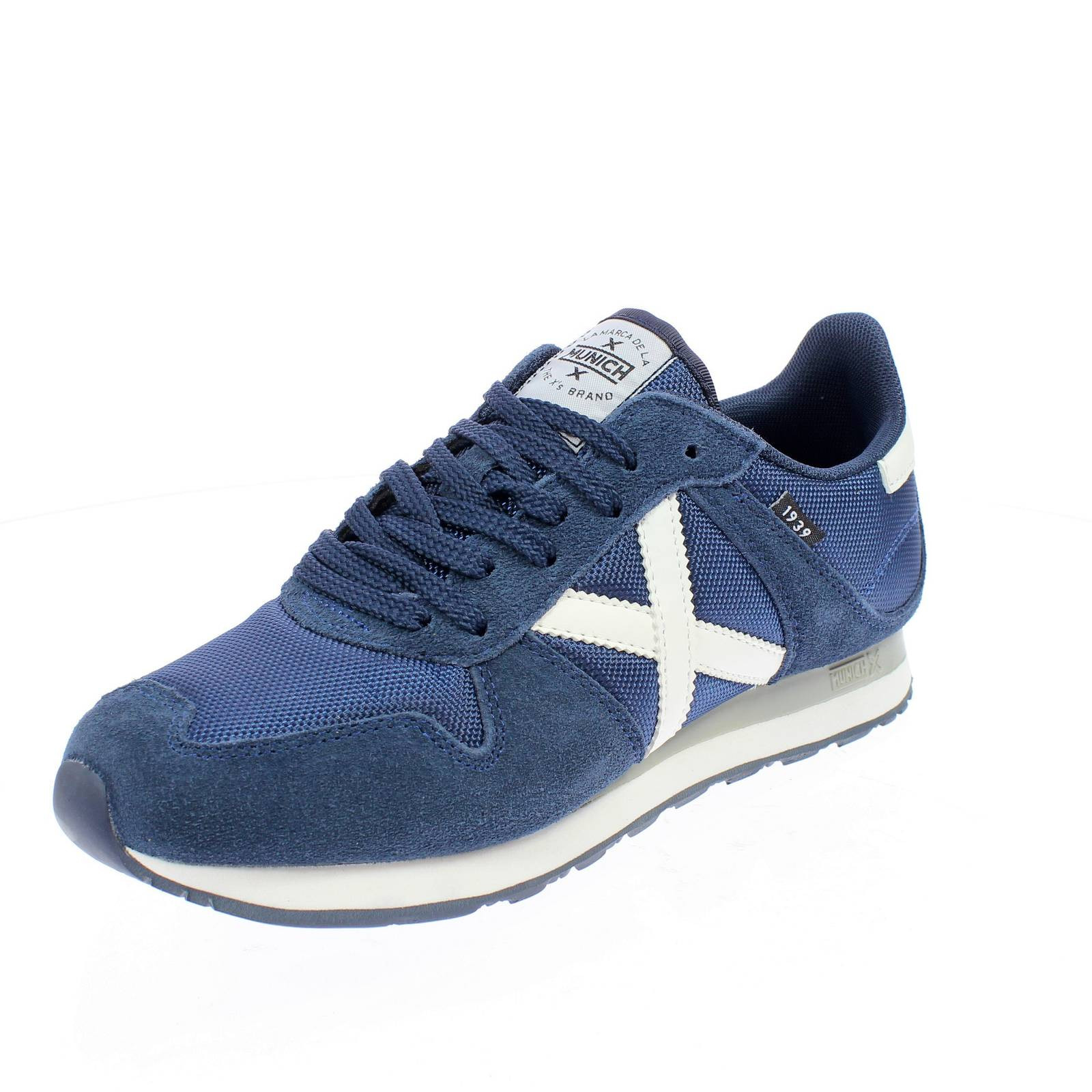 Munich Massana - Кроссовки из замши Blu - Taglia 44 [29,5 см], Кроссовки Scarpe Uomo