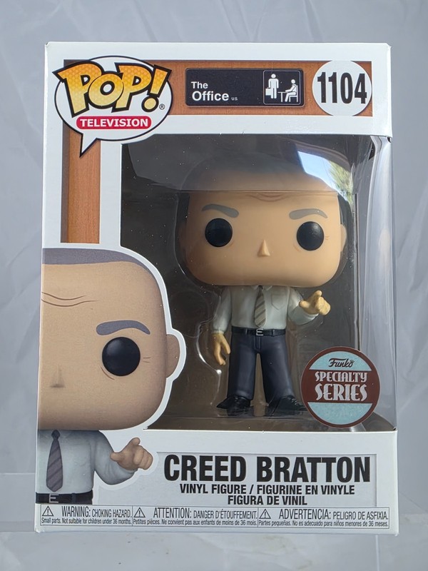 Funko Pop THE OFFICE Creed Bratton #1104 Protector NEW VAULTED Specialty Series