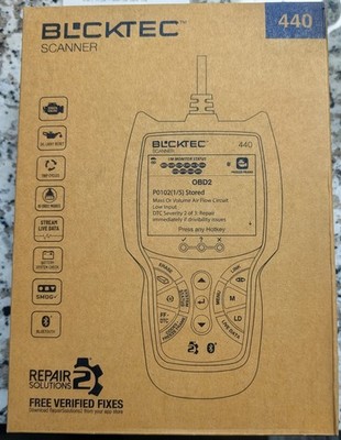 BLCKTEC 440 Bluetooth OBD2 Scanner Diagnostic Tool - Car Code Reader and Scan...