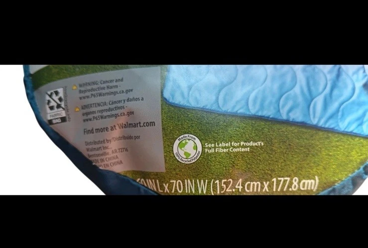 Ozark Trail Packable Blanket, 70" x 60" in Gradient Design for... - Image 3 of 4