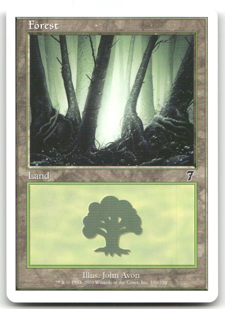 Forest (330) #330 (LP) 7th Edition 7ED Magic MTG