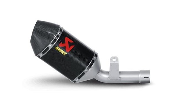 Suzuki Gsxr 600 750 K6 K7 Akrapovic Carbon Low Exit Slip On Auspuff Enddose-image