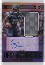 2019 Panini Illusions Green 35/99 Gary Jennings Jr #118 Auto ne1